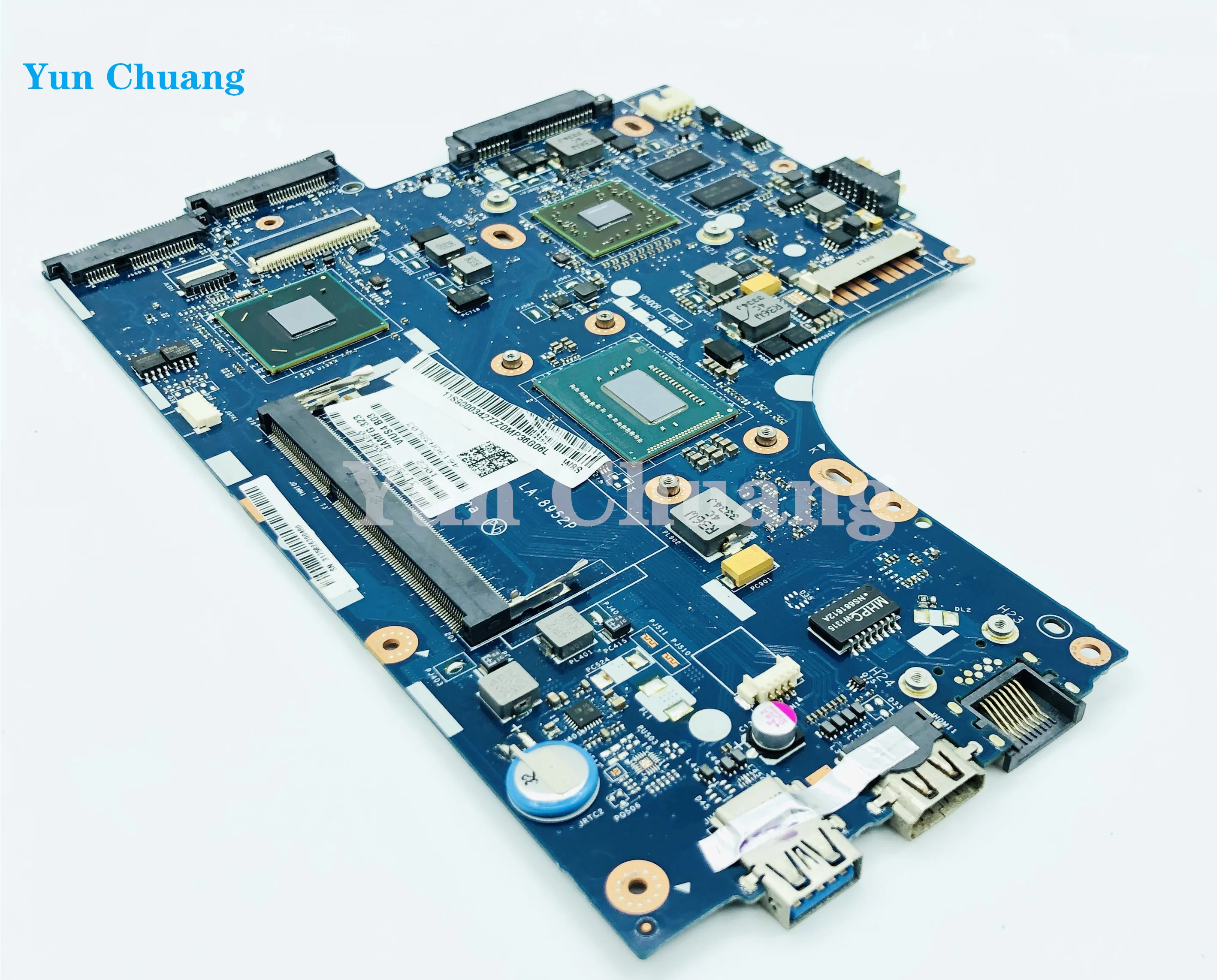 Для Lenovo S400 S400 Touch материнская плата ноутбука VIUS3/VIUS3 LA-8952P CPU i3 3217U HM77 GPU HD7450M 100% тестовая работа (сенсорный экран) . ' - ' . 2