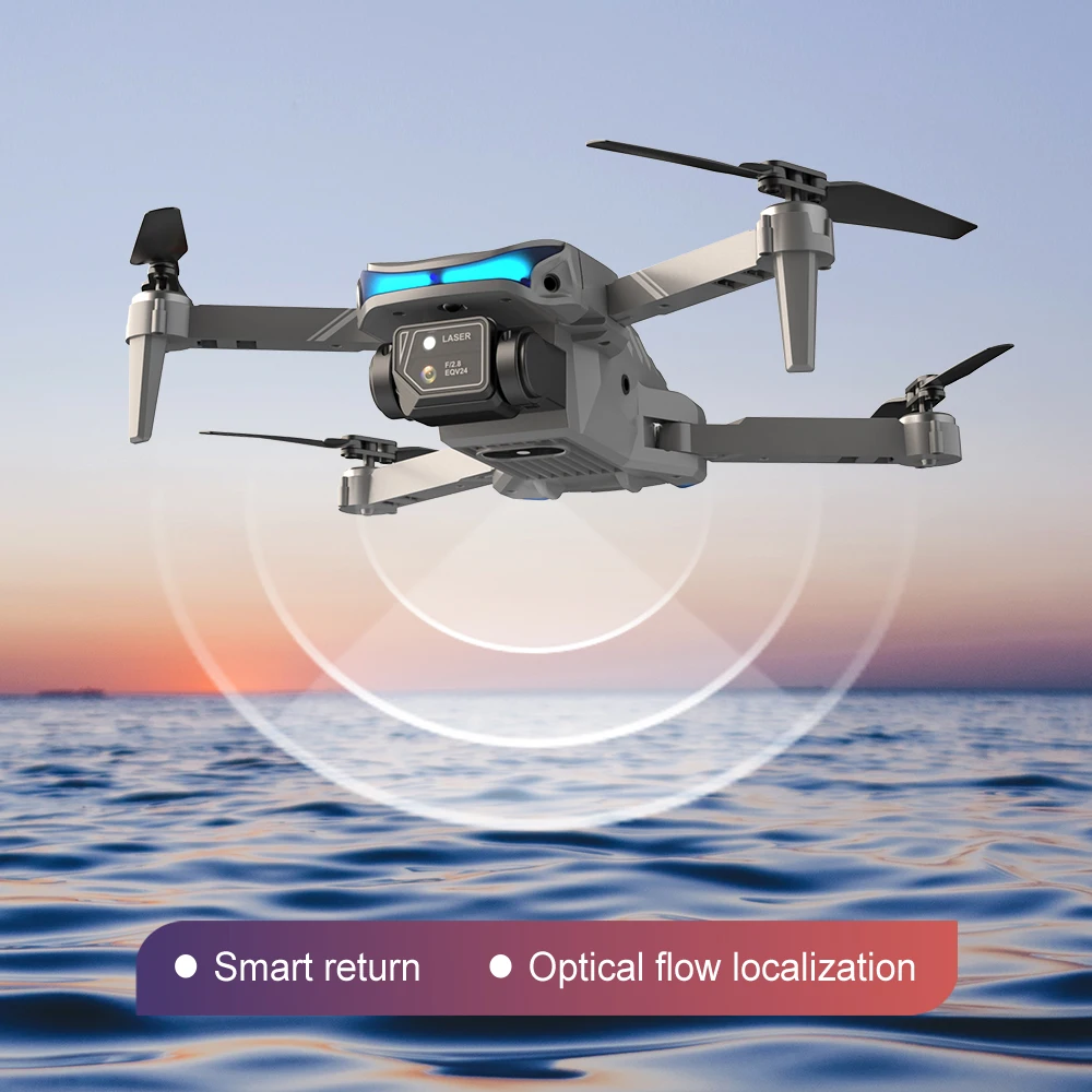 Новый профессиональный мини-дрон с двойной камерой 4K XT9 HD Квадрокоптер с оптическим потоком 360 Обход препятствий WIFI FPV RC Вертолет Игрушка в подарок . ' - ' . 2