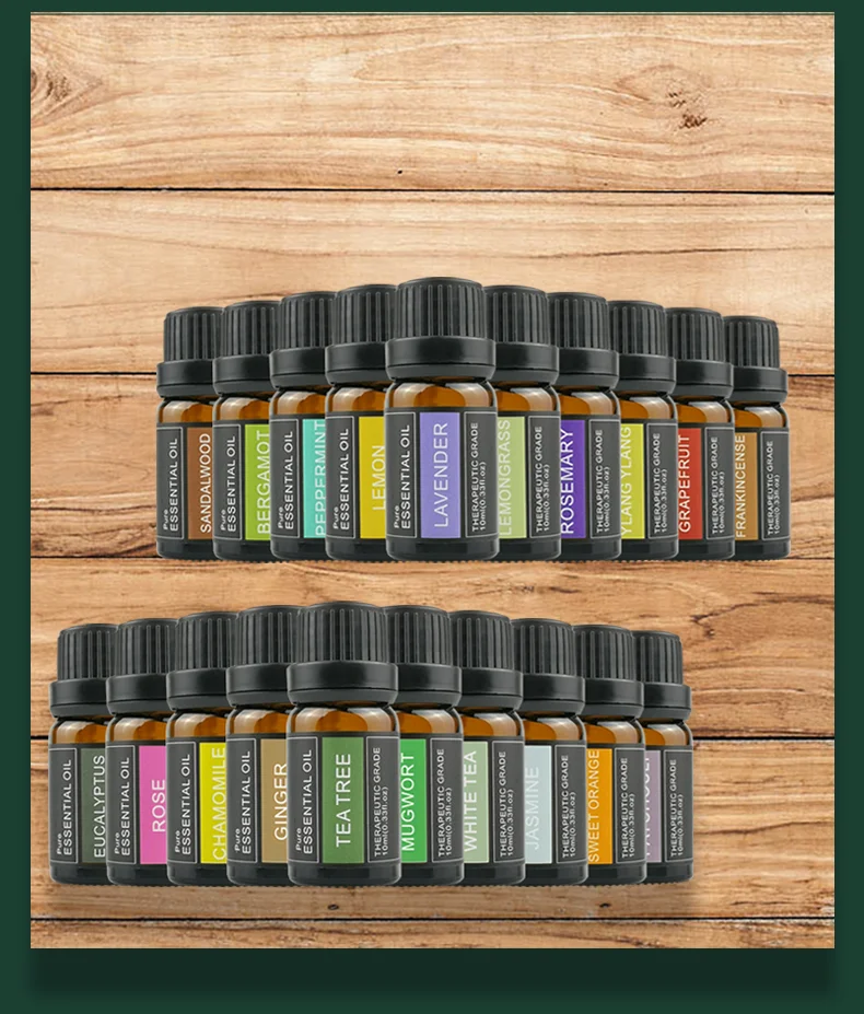 44 Вида Эфирного масла для увлажнения ароматов, 10 мл, Упаковка для масла для ароматерапии, Диффузор Эфирного масла для растений В подарок . ' - ' . 3
