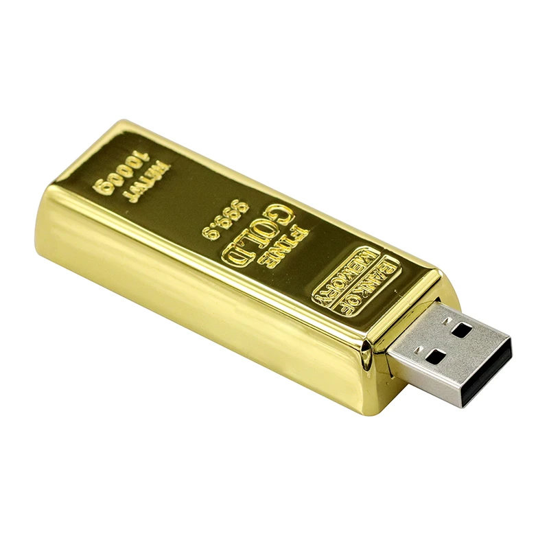 Прямоугольная USB Персонализированная Флешка 256 32 8 гб Золотой слиток Chiavetta usb 4 ГБ 16 ГБ 32 ГБ Флэш-накопитель 128 ГБ 64 ГБ Карта памяти . ' - ' . 4