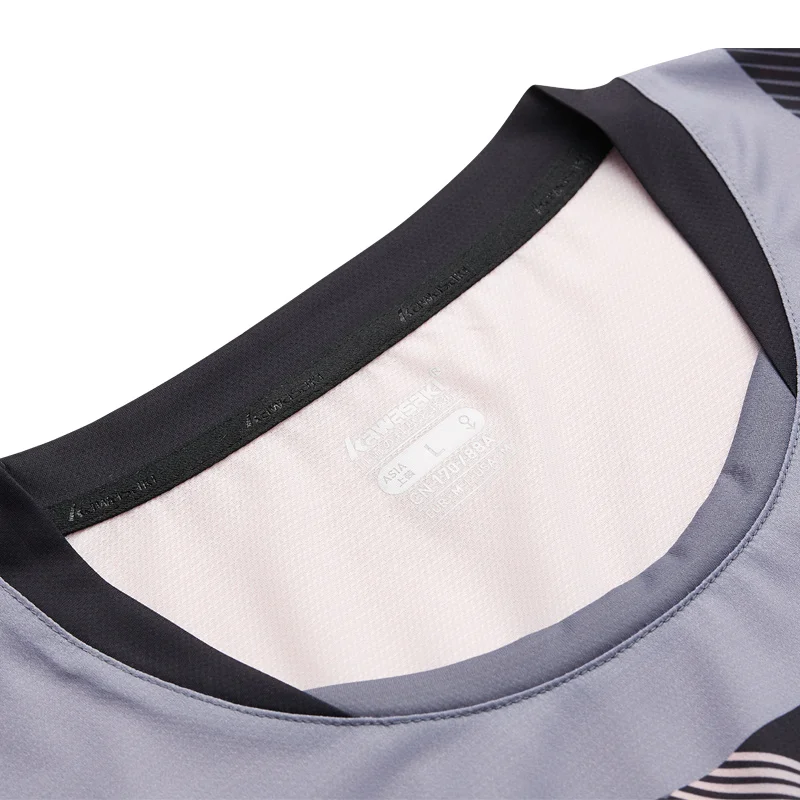 Рубашка для бадминтона Kawasaki 2022, спортивная дышащая мужская рубашка, теннисные футболки с V-образным вырезом для мужчин, ST-V1906 . ' - ' . 4