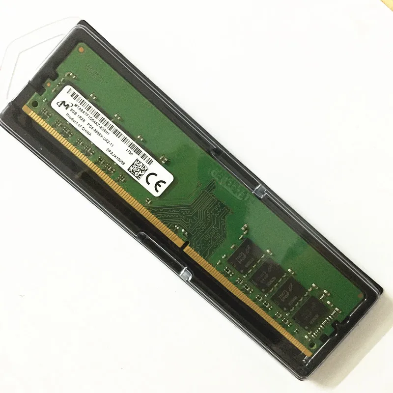 Оперативная память Micron DDR4 8 ГБ 1RX8 PC4-2666v-UA2-11 UDIMM DDR4 2666 МГц 8 ГБ Памяти настольного компьютера . ' - ' . 5